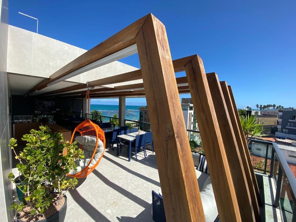 Flat Beira Mar Com Varanda Em Pôrto das Galinhas 外观 照片