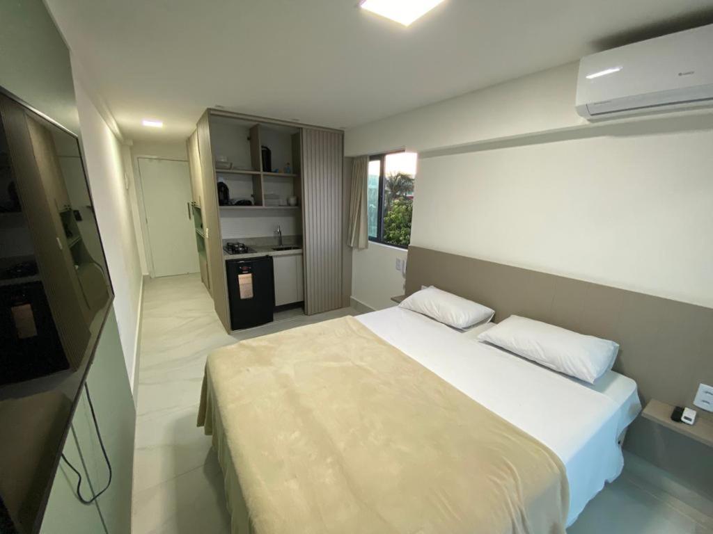 Flat Beira Mar Com Varanda Em Pôrto das Galinhas 外观 照片